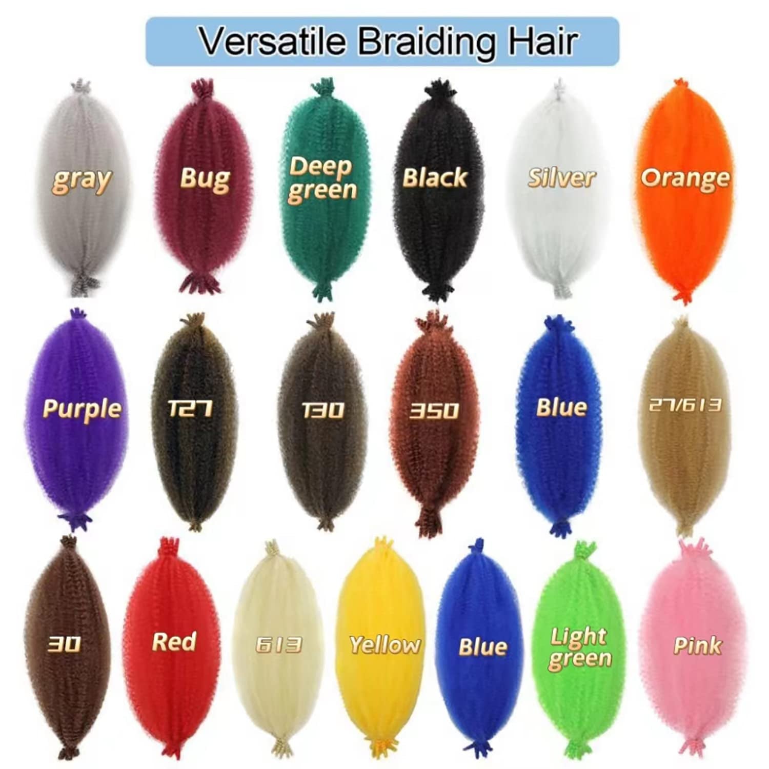 10 Inch Braiding Hair for Faux Soft Locs Crochet Braids Passion Spring Cuban Twist Hair Butterfly Loc Marley Twist Braiding Hair Extensions(3 Packs,1B)