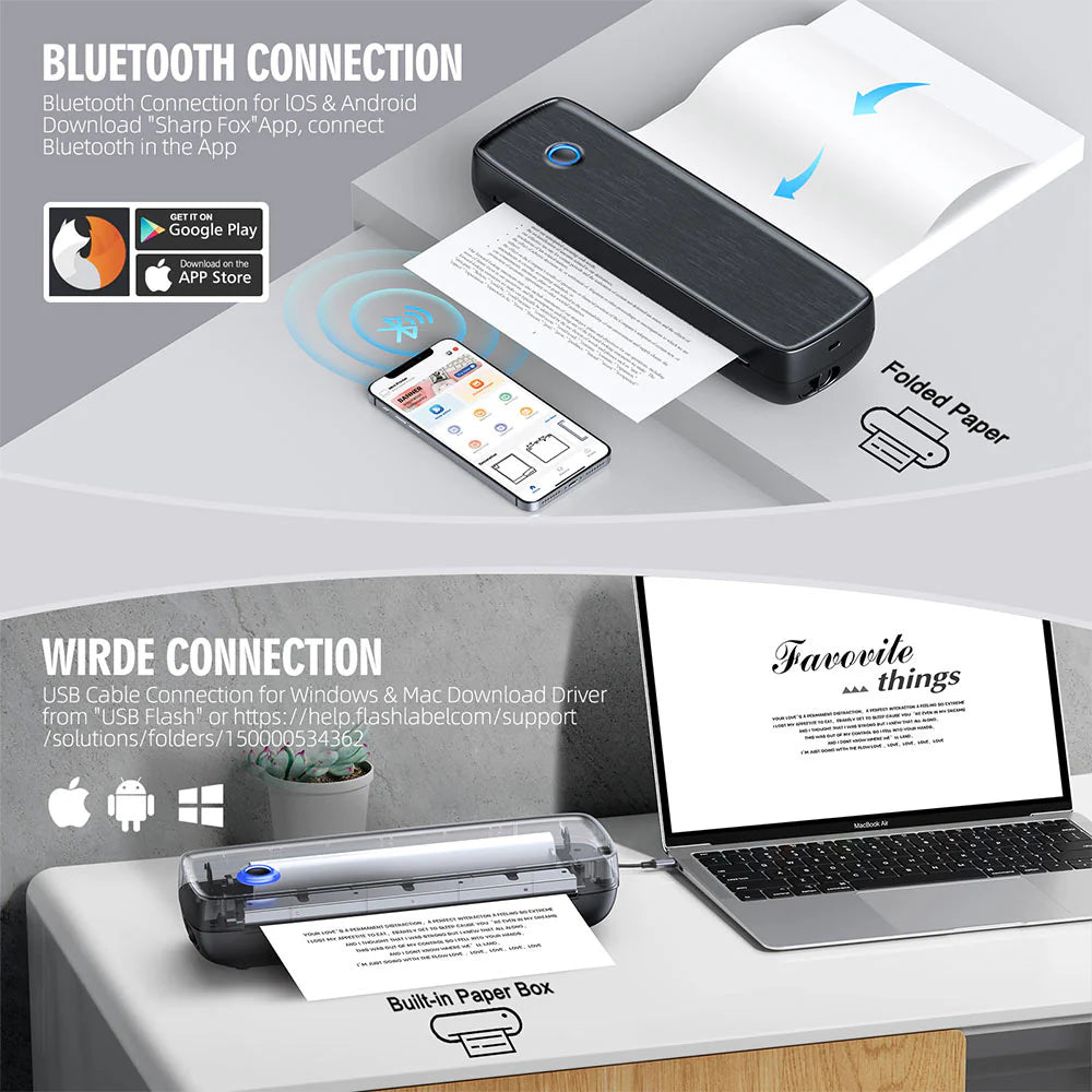 A80 Portable Thermal Printer