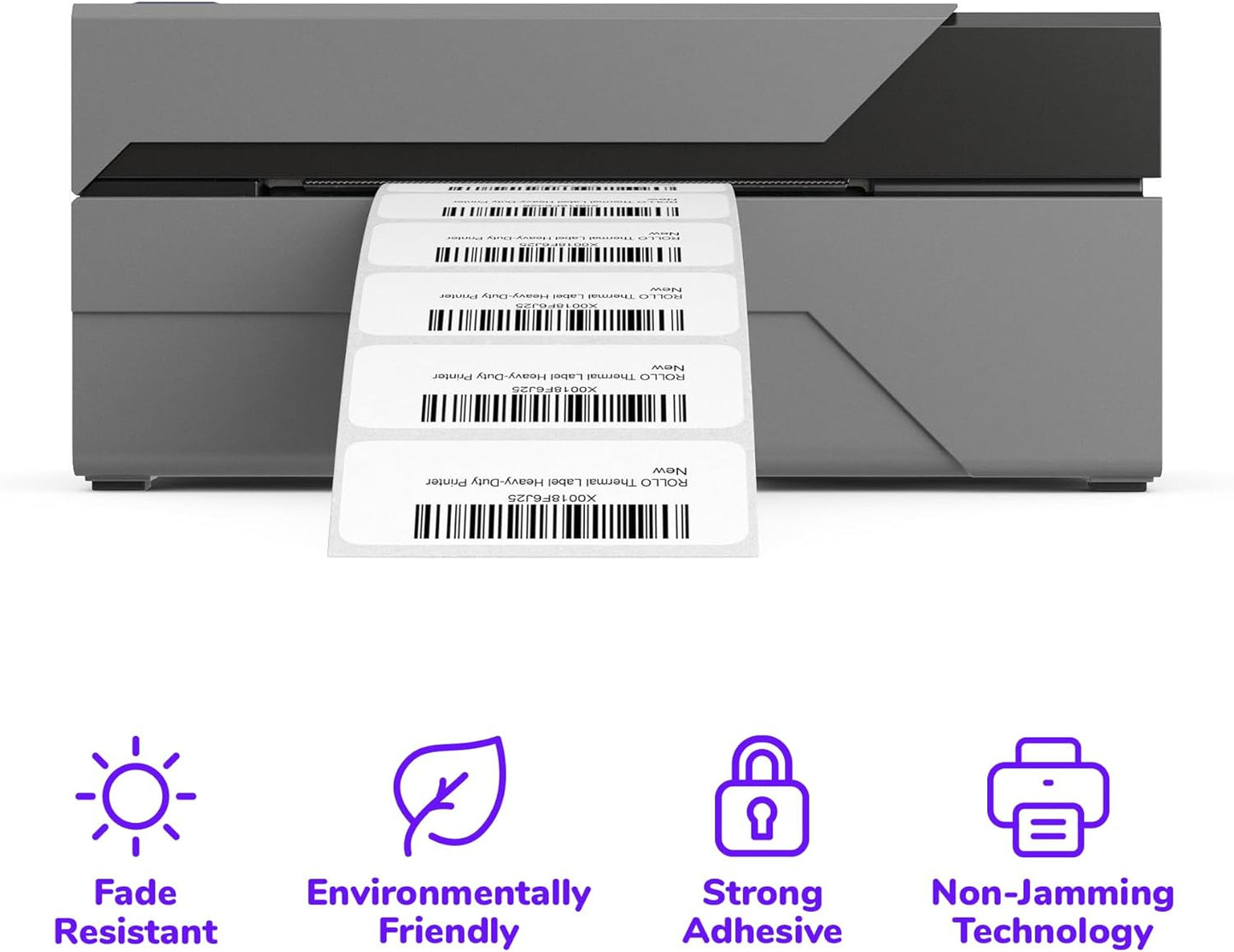 Direct Thermal 2X1 Barcode Labels - Roll of 1,000 Thermal Labels for Shipping (Commercial Grade Stickers)