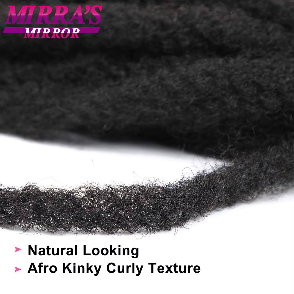 Synthetic Marley Braid Hair 18/24 Inch Crochet Braids Marley Twist Braiding Hair for Faux Locs Afro Kinky Curly Hair Extensions